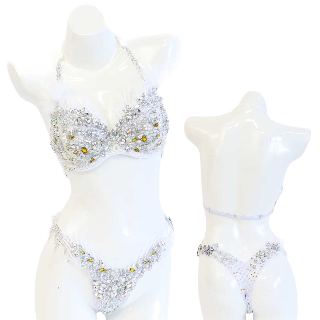 White Diamond Couture  Angel Competition BikinisThe best NPC Competition Suits for the Bikini Division, Fit Model Division Suits, and bodybuilding suits.