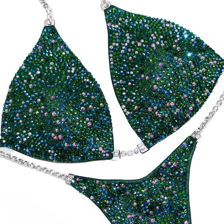 Sophia's Green Radiance  Angel Competition BikinisNPC Competition Suits