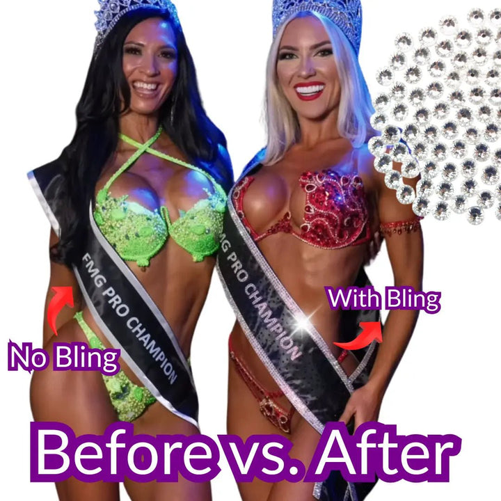 Special Order Crystallized Sash  Angel Competition BikinisNPC Competition Suits