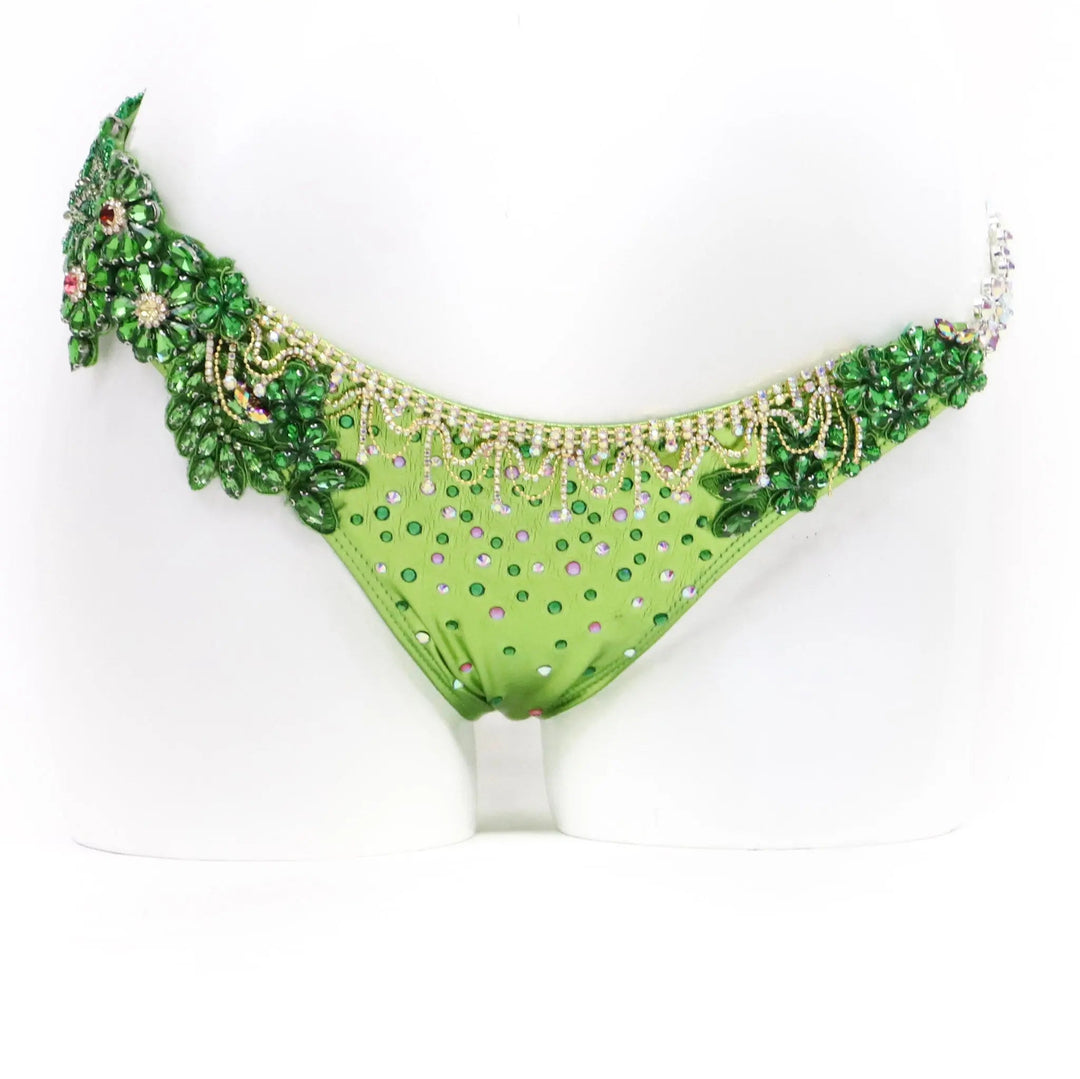 Sweet pea Olive Green Couture  Angel Competition BikinisNPC Competition Suits
