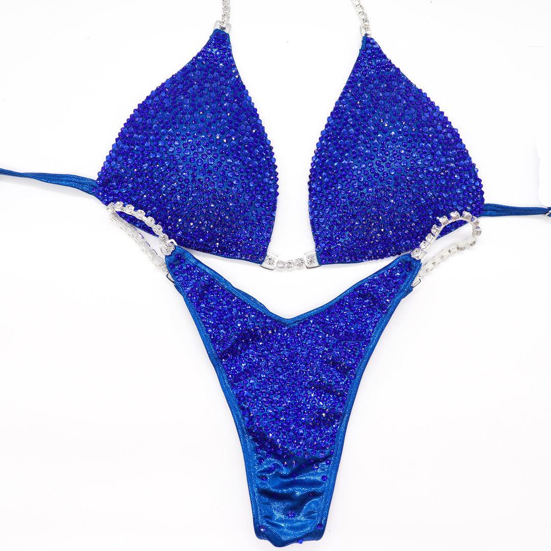 True Blue Radiance - Angel Competition Bikinis #competition_suit