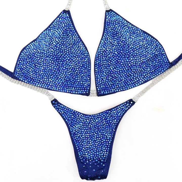 Twilight Sparkle competition suit with stunning Sapphire AB crystals on a hologram dark blue suit for a unique, eye-catching shine on stage! 💙✨