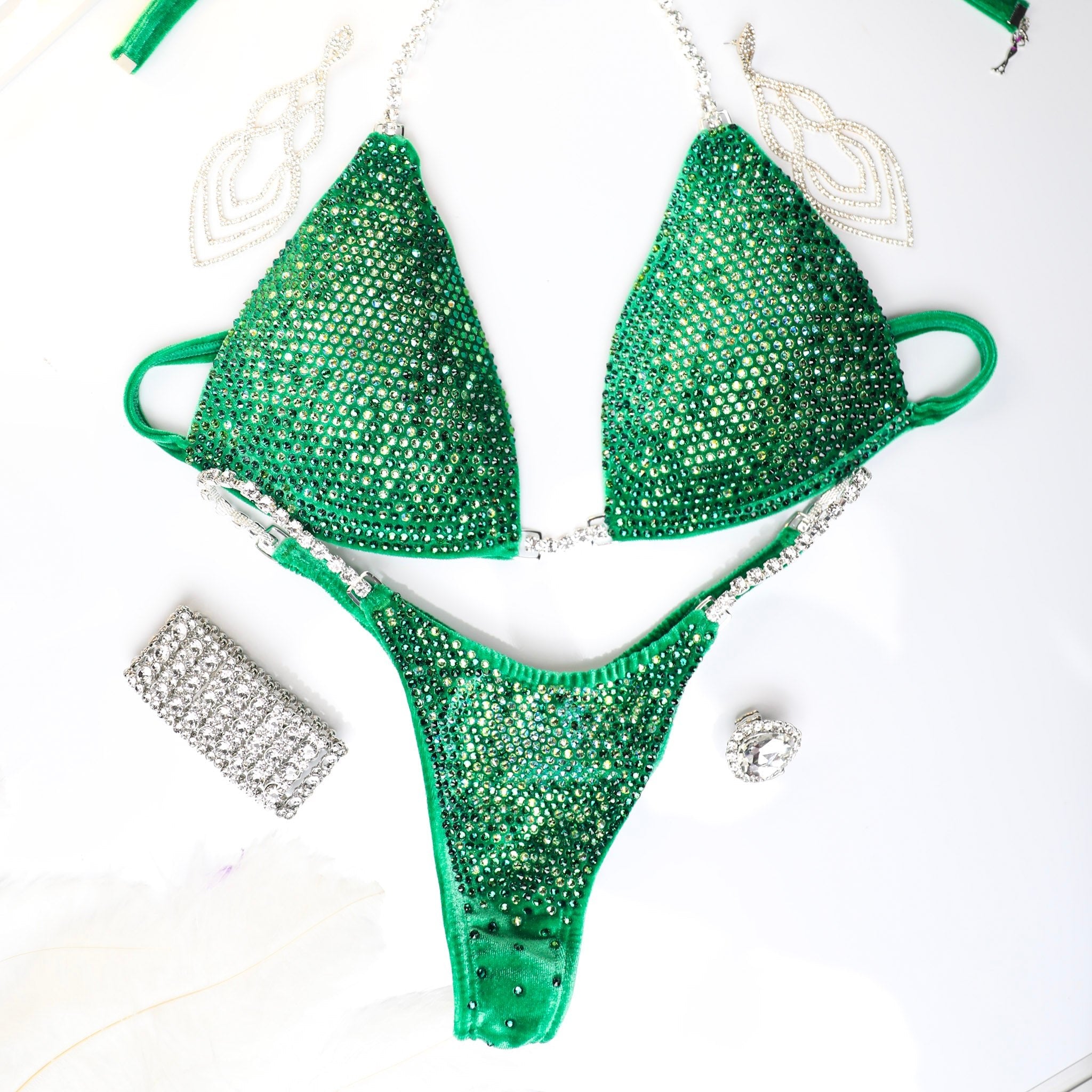 Emerald Green Angel Competition popular Bikin NPC OCB