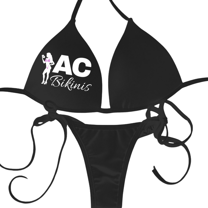 Black Posing Suit, Practice Suits, and Posing Practice Suits for your Bikini Competition, Wellness Competition, or NPC contest.